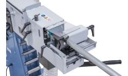 Vamzdžių ir profilių galų šlifavimo staklės su integruota dulkių nutraukimo sistema KBR 100 x 2000 DC-2