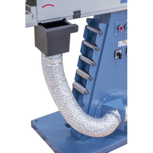 Vamzdžių ir profilių galų šlifavimo staklės su integruota dulkių nutraukimo sistema KBR 100 x 2000 DC-2