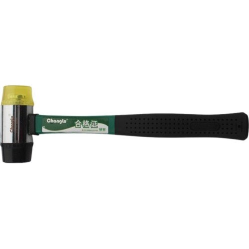 Mounted hammer with plastic fibreglass handle - 0.4kg, Ø 35mm, L270mm