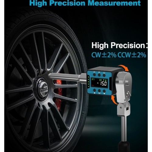 1/2" Dr. Digital torque wrench adaptor 6-200Nm
