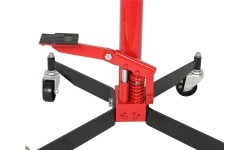 Transmission jack 0.6t with double pump and safety valve