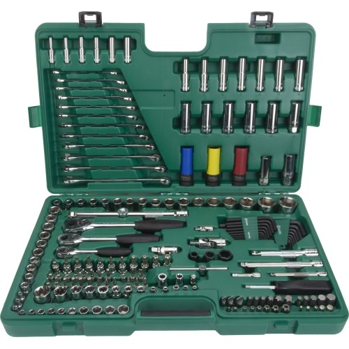 1/4" + 3/8" + 1/2" Dr. Mechanics master set (HEX) 190pcs