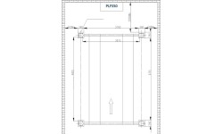 Four post hydraulic lift with secondary lifting mechanism 5t