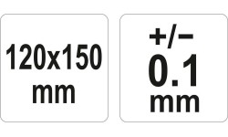 Kampo matuoklis / matlankis su liniuote 120x150mm