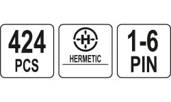 Hermetinių jungčių rinkinys (424vnt)