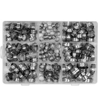 Užspaudžiamų sąvaržų rinkinys (170vnt)(6-21mm)