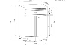 Įrankių spintelių komplektas