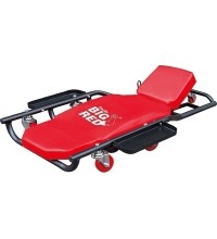 Steel car creeper with side storage