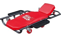 Steel car creeper with side storage