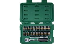 Galvučių rinkinys 3/8 + 1/4 pažeistiems varžtams išsukti (23vnt)