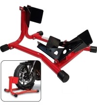 Motorcycle wheel stand