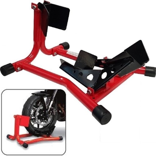 Motorcycle wheel stand