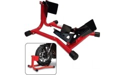 Motorcycle wheel stand