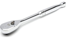 3/8" Dr. Quick-release ratchet (oval head, metal handle), 60 teeth 120P