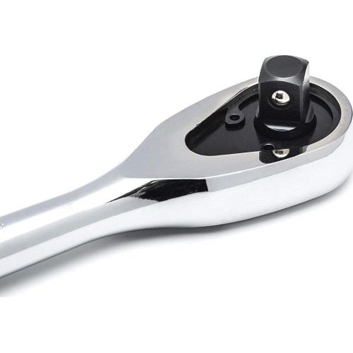 3/8" Dr. Quick-release ratchet (oval head, metal handle), 60 teeth 120P