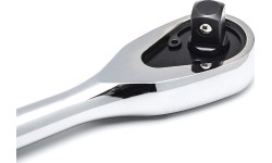 3/8" Dr. Quick-release ratchet (oval head, metal handle), 60 teeth 120P