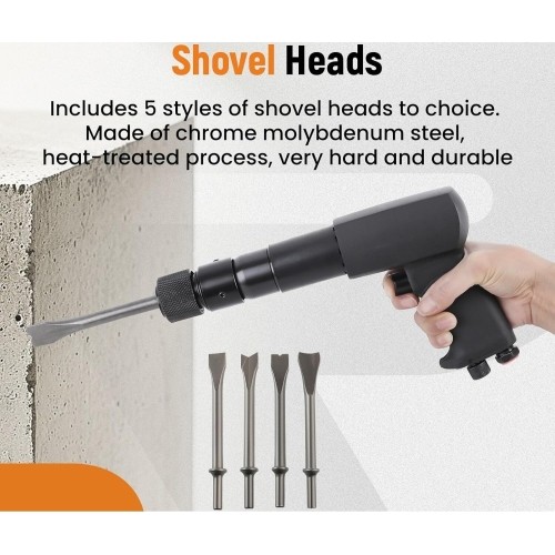 Air hammer with ball joint seperator set 25pcs