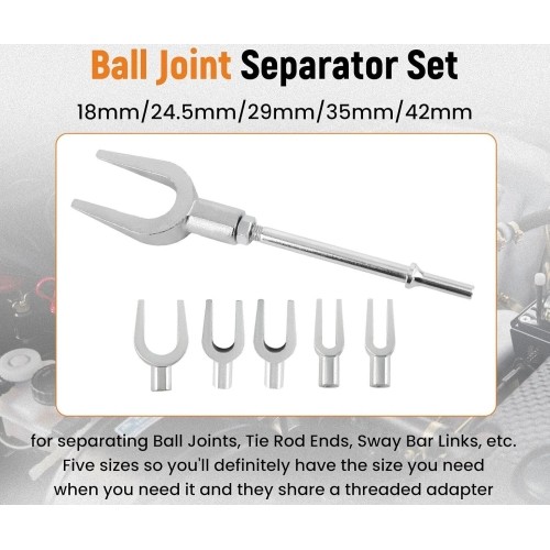 Air hammer with ball joint seperator set 25pcs