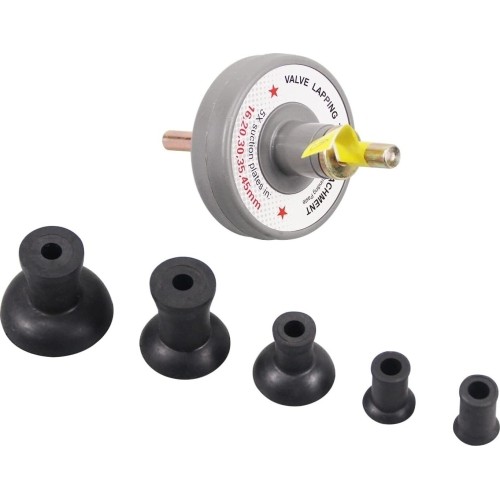 Diesel injector seat cleaner&air valve lapper tools set 6pcs for drill