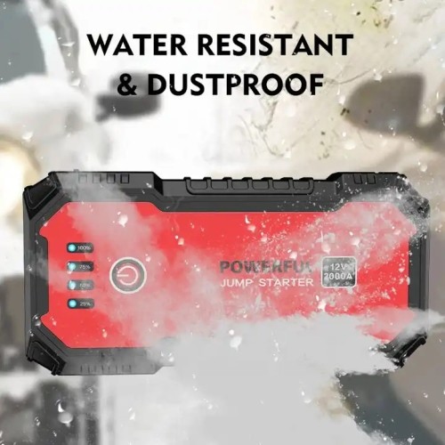 Multifunctional jump starter and charger 12V 2000A 20Ah