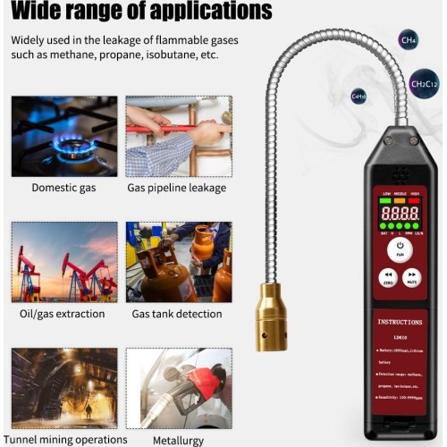 Dujų nuotėkio detektorius