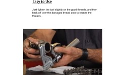 Universal outside thread chaser set 7pcs 35-130mm