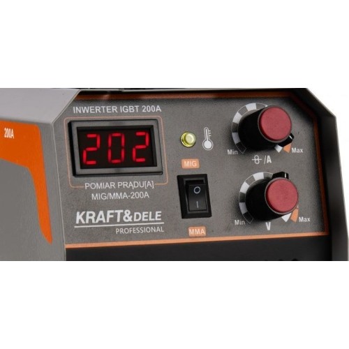 Inverterinis suvirinimo aparatas FLUX MIG/MMA 200A  