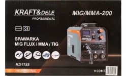 Inverterinis suvirinimo aparatas FLUX MIG/MMA 200A  