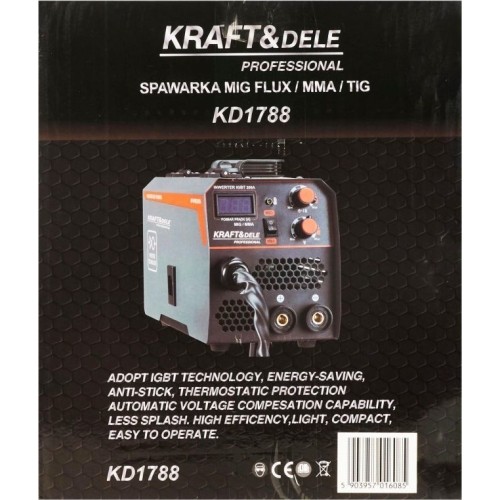 Inverterinis suvirinimo aparatas FLUX MIG/MMA 200A  