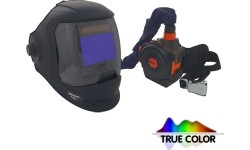 Sherman-profi V8a self-darkening visor with PAPR air supply system