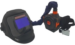 Sherman-profi V8a self-darkening visor with PAPR air supply system