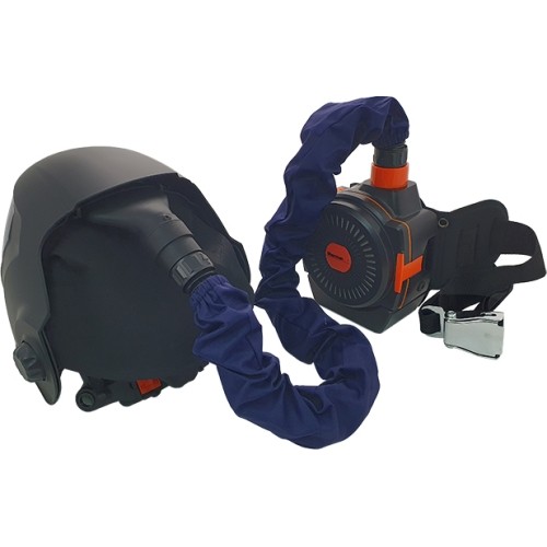 Sherman-profi V8a self-darkening visor with PAPR air supply system