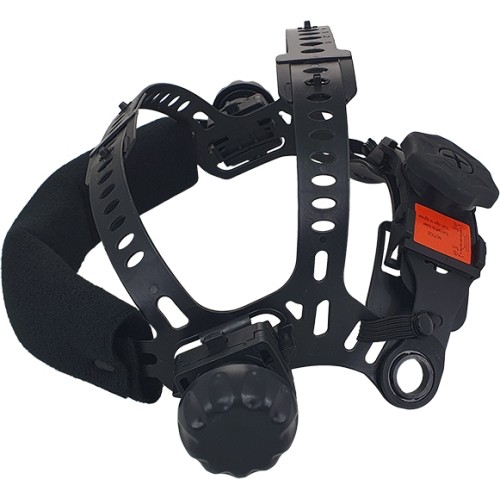 Sherman-profi V8a self-darkening visor with PAPR air supply system