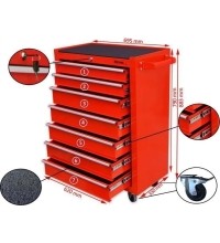 Vežimėlis įrankiams 7 stalčių