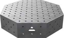 Octagonal welding table OCT 600x600 mm - 800x800mm