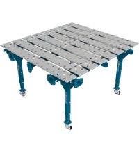 Modular single welding table 1000 × 1000 mm - 1600x1500mm