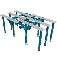 Modulinis viengubas sulankstomas suvirinimo stalas 1770 × 1000 mm - 2170x1200mm