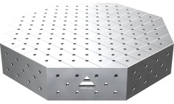 Octagonal welding table OCT INOX 1000×1000 mm - 1000x1000mm