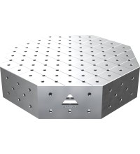 Aštuoniakampis suvirinimo stalas OCT INOX 1000×1000 mm - 800x800mm