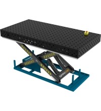 Welding table ECO 1500 × 1000 mm with hydraulic lifting system - 2400x1200mm