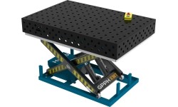 Welding table PLUS 1500 × 1000 mm with hydraulic lifting system - 1500x1000mm
