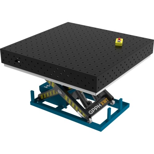Suvirinimo stalas PLUS 1500 × 1000 mm su hidrauline kėlimo sistema - 1500x1480mm