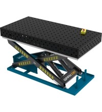 Welding table PLUS 1500 × 1000 mm with hydraulic lifting system - 2000x1000mm