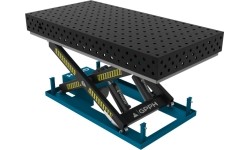 PRO suvirinimo stalas 1500×1000 mm su hidrauline pakėlimo sistema - 2000x1000mm