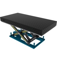 PRO suvirinimo stalas 1500×1000 mm su hidrauline pakėlimo sistema - 2400x1200mm