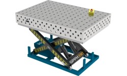 PLUS INOX Welding Table 1500×1000 mm with Hydraulic Lift System - 1500x1000mm