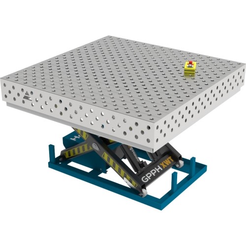 PLUS INOX suvirinimo stalas 1500×1000 mm su hidrauline pakėlimo sistema - 1500x1480mm