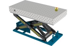 PLUS INOX suvirinimo stalas 1500×1000 mm su hidrauline pakėlimo sistema - 2000x1000mm
