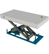 PLUS INOX Welding Table 1500×1000 mm with Hydraulic Lift System - 2400x1200mm - PLUS INOX