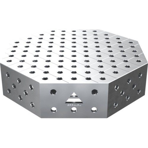 Aštuoniakampis suvirinimo stalas OCT INOX 1000×1000 mm - 800x800mm